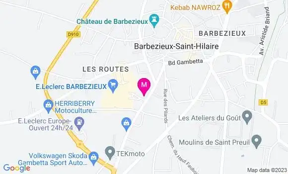 Localisation Station Leclerc