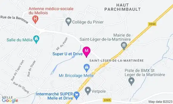 Localisation Super U