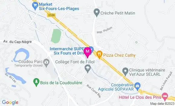 Localisation Intermarché Station
