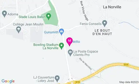 Localisation Station Netto