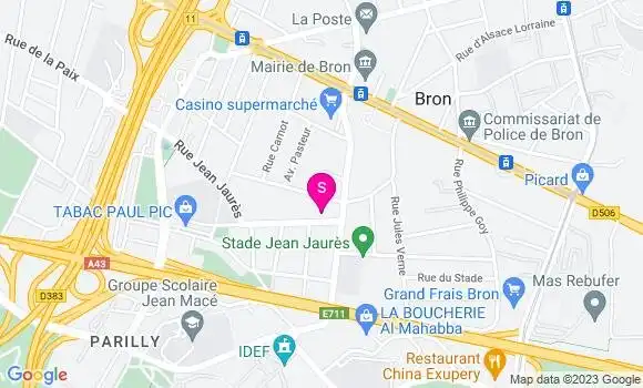 Localisation Relais Brondillants