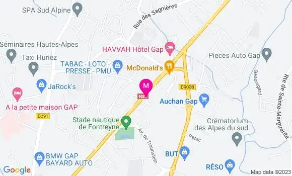 Localisation Esso Express Font Reyne