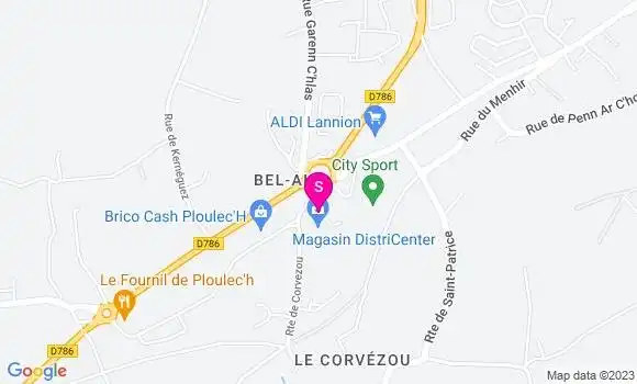Localisation Intermarché Station