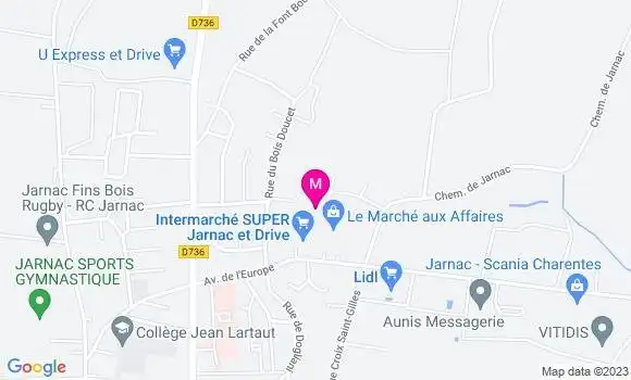 Localisation Intermarché Station