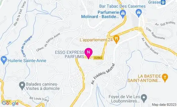 Localisation Esso Express