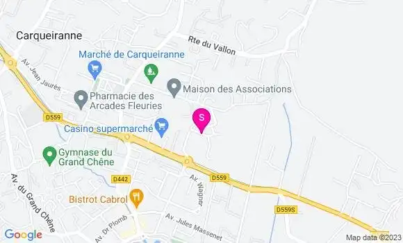 Localisation Géant Casino