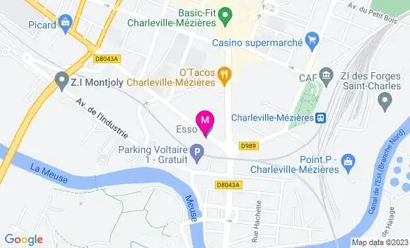 Localisation Esso