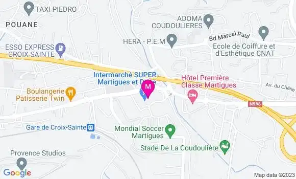 Localisation Intermarché Station
