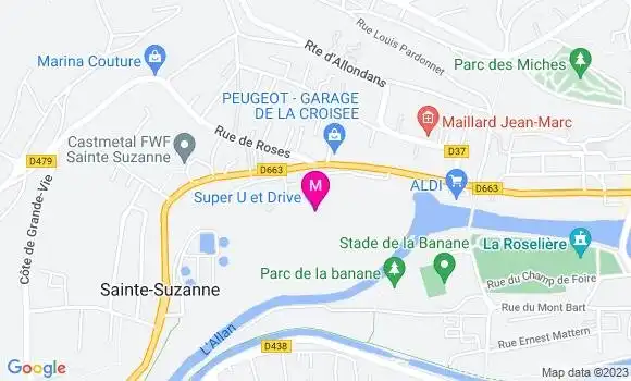 Localisation Super U