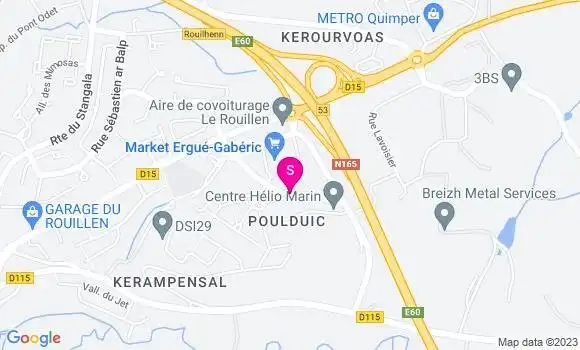 Localisation Carrefour Market