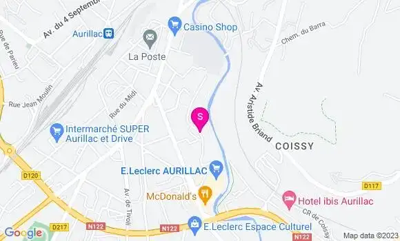 Localisation Station Leclerc