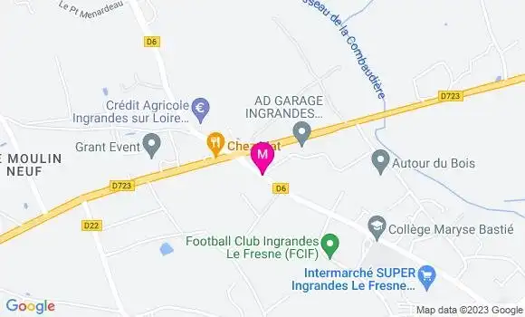 Localisation Intermarché Station