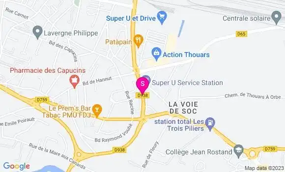 Localisation Super U