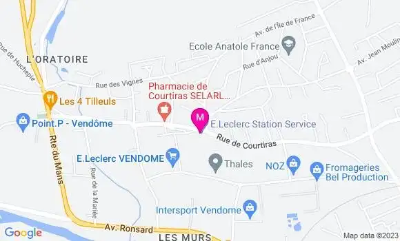 Localisation Station Leclerc