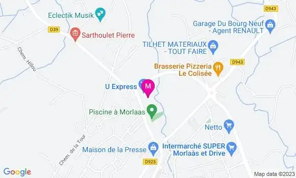 Localisation Station U