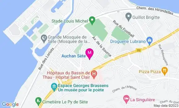 Localisation Auchan