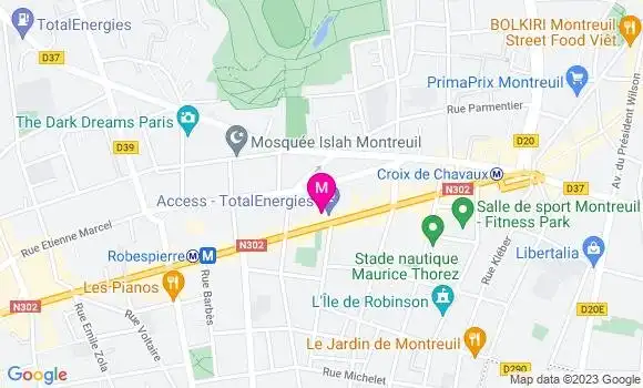 Localisation Access TotalEnergies