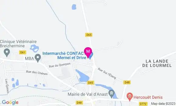 Localisation Intermarché Station