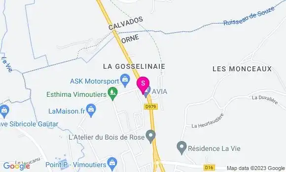 Localisation Garage Letourneur