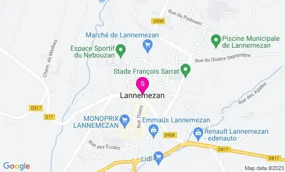 Localisation Carrefour Market