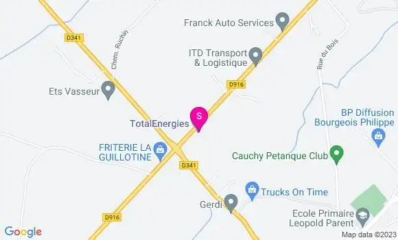 Localisation TotalEnergies