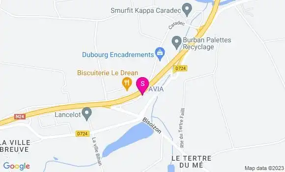 Localisation Avia Brétéché