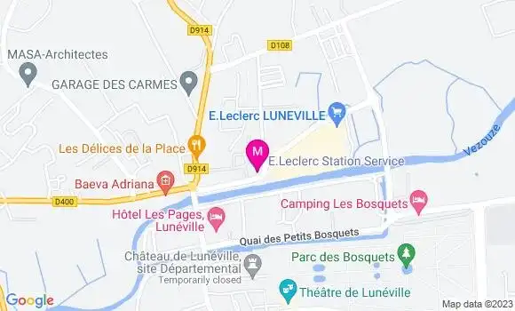 Localisation Station Leclerc