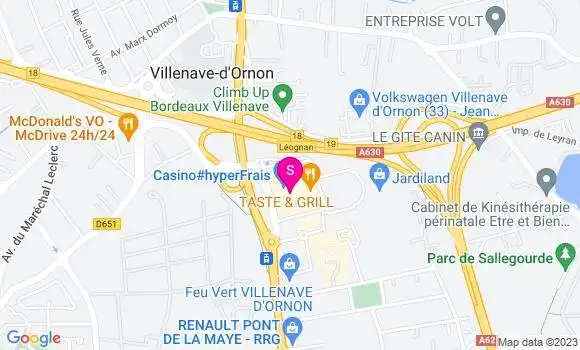 Localisation Carrefour Contact