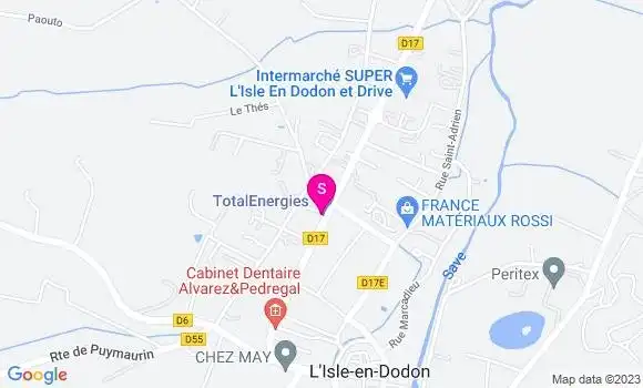Localisation TotalEnergies