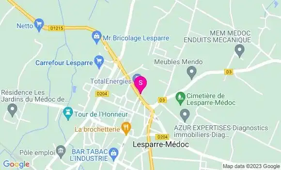 Localisation TotalEnergies