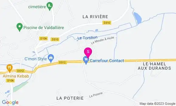 Localisation Station Carrefour Contact