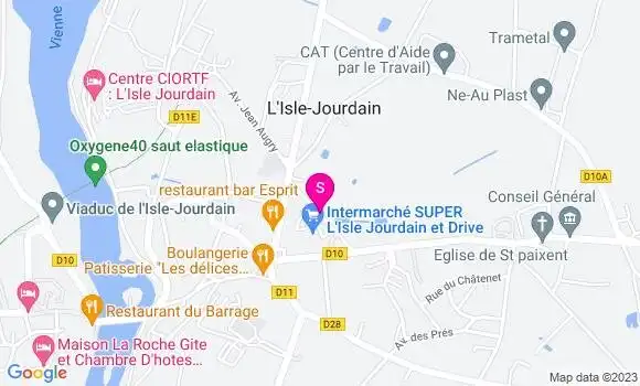 Localisation Intermarché Station