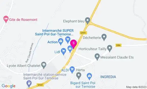 Localisation Intermarché Station