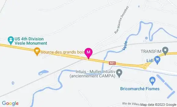 Localisation Intermarché Station