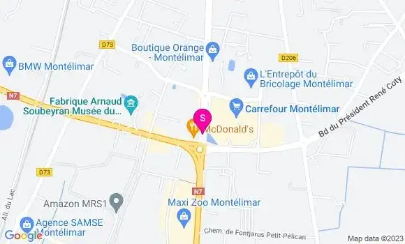 Localisation Station Carrefour