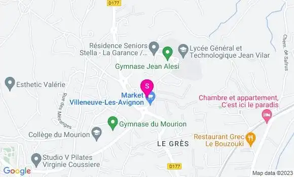 Localisation Carrefour Market