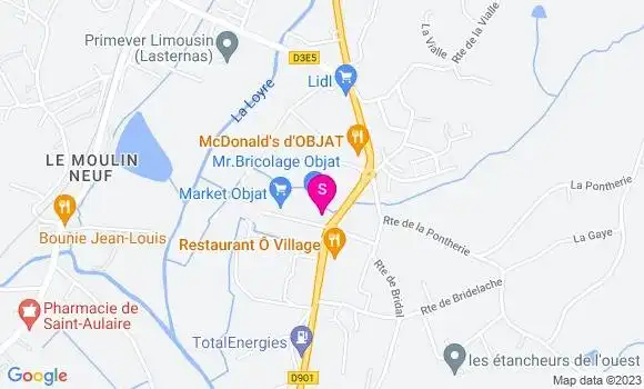 Localisation Carrefour Market