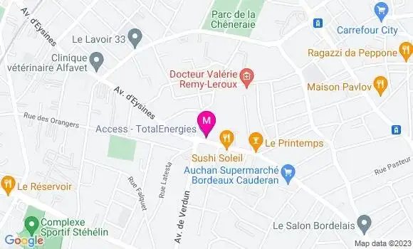 Localisation Relais des Orangers