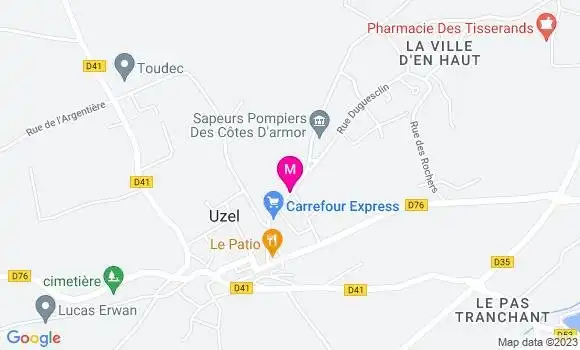 Localisation Carrefour Express