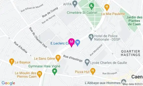 Localisation Station Leclerc