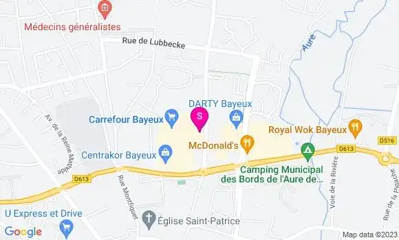 Localisation Station Carrefour