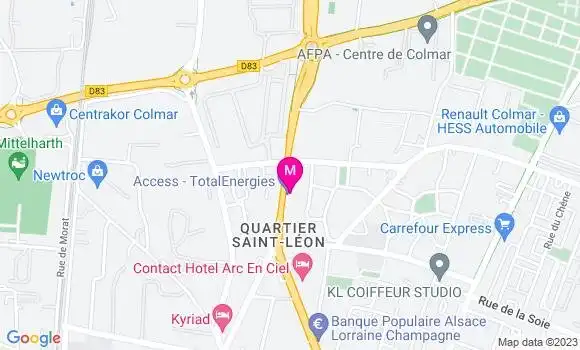 Localisation Access TotalEnergies