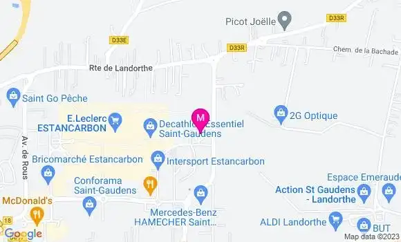 Localisation Station Leclerc