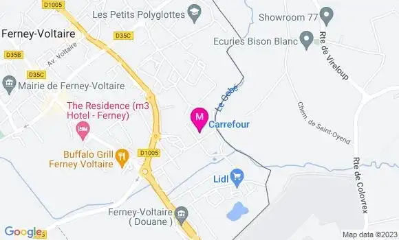 Localisation Station Carrefour