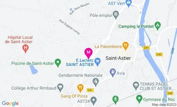 Localisation Station Leclerc