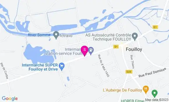 Localisation Intermarché Station