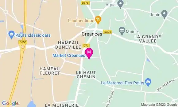 Localisation Carrefour Market