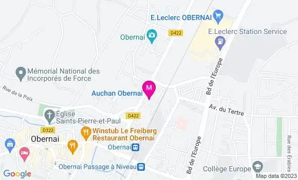 Localisation Auchan