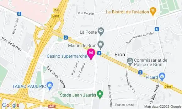 Localisation Supermarché Casino