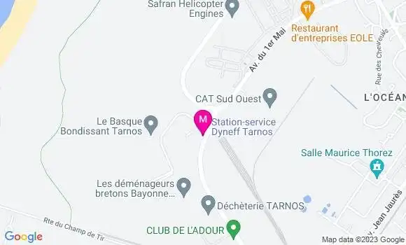 Localisation Station Dyneff